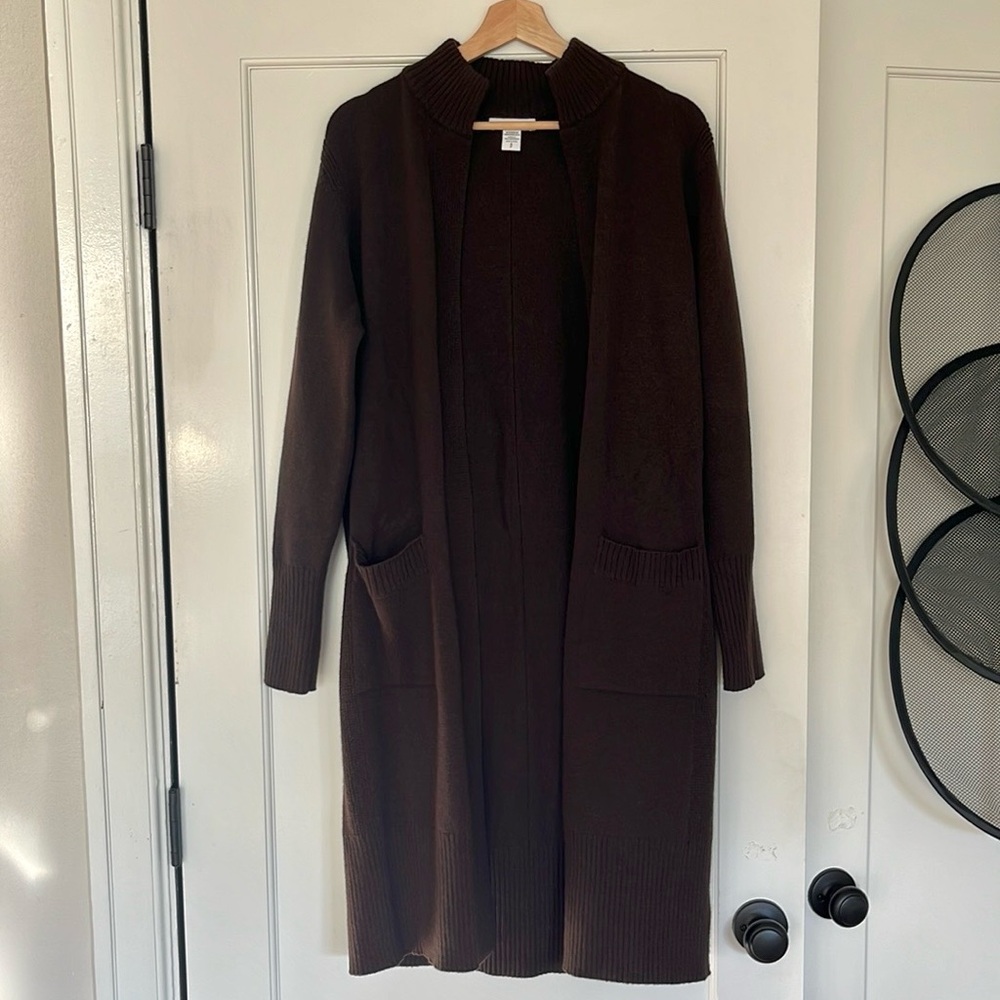 Athleta Alpine Spirit Wrap Merino Cardigan Sweater